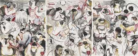 Sample artwork by Enli Zhang (Born 1965), known for painting - View similar artists and auction records