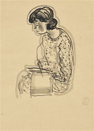 Lady in Drawing