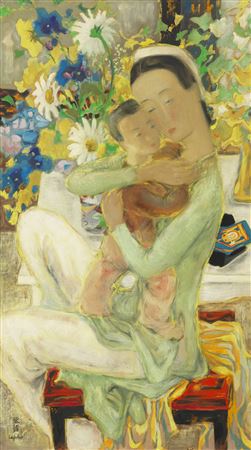 Maternité au bouquet (Maternity with Bouquet)