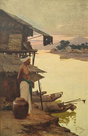 Scène au bord de l’eau (Scene at the Water's Edge)
