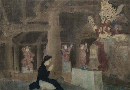La prière (Prayer) by Tran Phuc Duyen - Auction record, sale price, and art valuation. Compare with similar artists and explore comparable artworks.