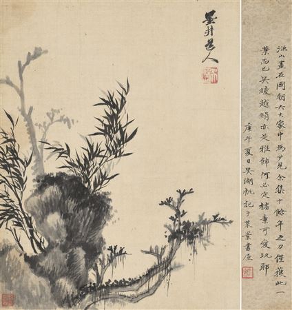 Bamboo and Rock