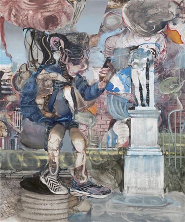 Self-Portrait in Villa Borghese