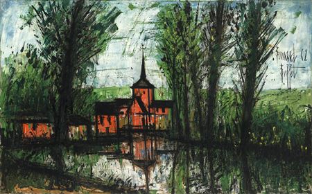 La rivière aux environs de Mayenne