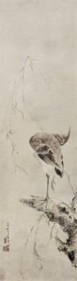 Heron and Willow Tree