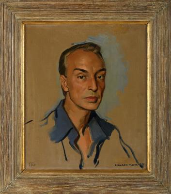 Portrait of Russian dancer and choreographer George Balanchine - Giorgi Melitonovich Balanchivadze (1904-1983)