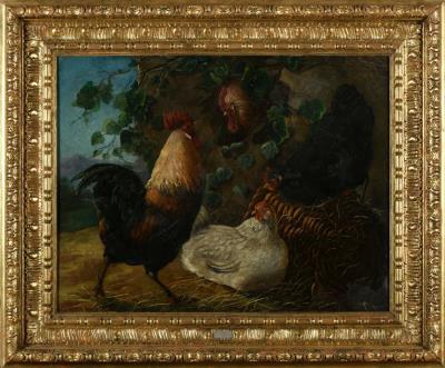 Roosters and Hens by Jose Girao - Auction record, sale price, and art valuation. Compare with similar artists and explore comparable artworks.