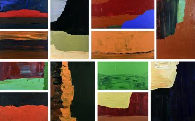 Sample artwork by Pedro Calapez (Born 1953), known for abstract art, painting - View similar artists and auction records