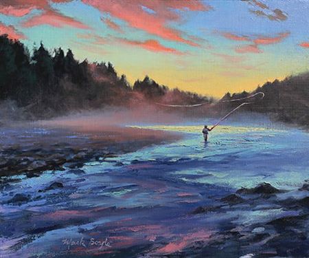 River Fog by Mark Dale Boyle - Auction record, sale price, and art valuation. Compare with similar artists and explore comparable artworks.