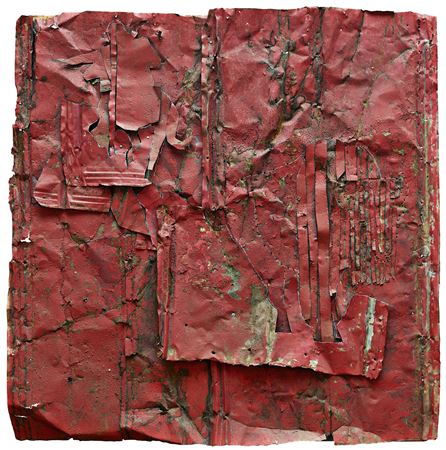 Sample artwork by Ronald Lockett (1965 - 1998), known for naive views, animal, propaganda - View similar artists and auction records