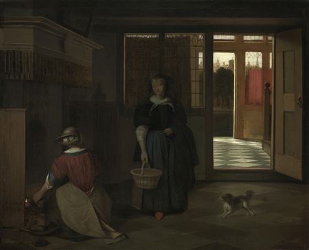 Interior of a Dutch house