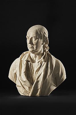 'The First American'A BUST OF BENJAMIN FRANKLIN by Jean Michel Rysbrack - Auction record, sale price, and art valuation. Compare with similar artists and explore comparable artworks.