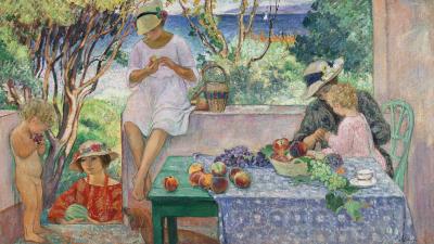 Tea on the Terrace at Sainte-Maxime