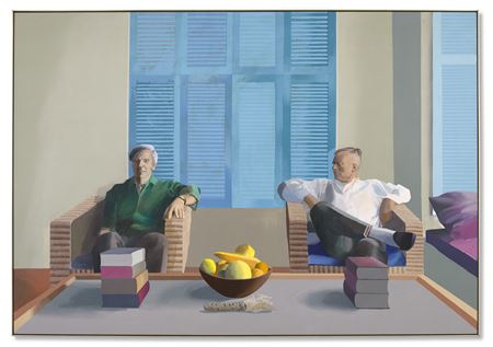 Christopher Isherwood and Don Bachardy (Estimate on Request) by David Hockney - Auction record, sale price, and art valuation. Compare with similar artists and explore comparable artworks.