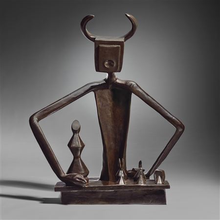 Le roi jouant avec la reine by Max Ernst - Auction record, sale price, and art valuation. Compare with similar artists and explore comparable artworks.