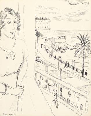 Femme près de la fenêtre, Nice