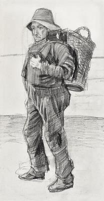 Fisherman with Basket on his Back