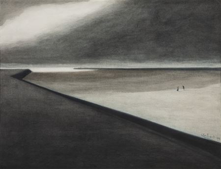 Digue et plage