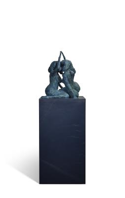 Two Women - Blue