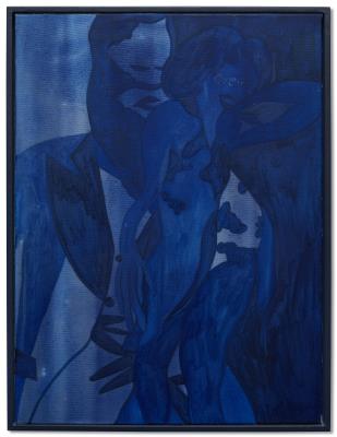 Dancers in Blue Two