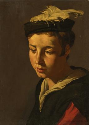 Head of a young man