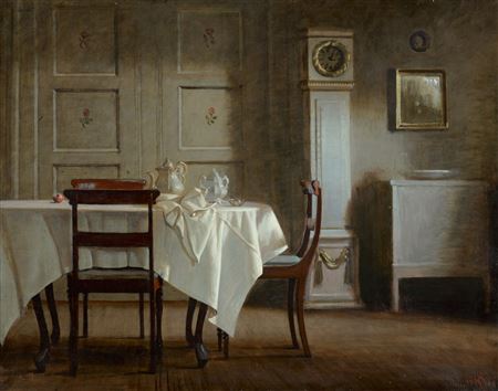 Sample artwork by Knud Sinding (1875 - 1946), known for painting - View similar artists and auction records
