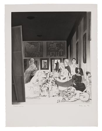 Picasso's Meninas, from: Hommage à Picasso