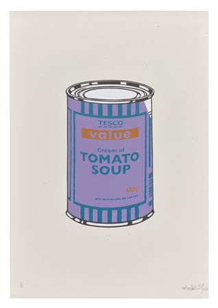 Soup Can : Violet Blue Tan