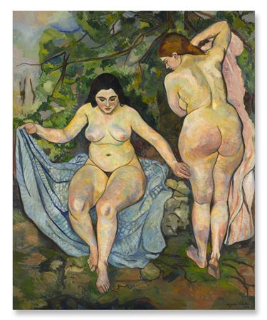 Deux nus ou Le bain by Suzanne Valadon - Auction record, sale price, and art valuation. Compare with similar artists and explore comparable artworks.