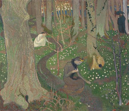 Avril ou Les anémones by Maurice Denis - Auction record, sale price, and art valuation. Compare with similar artists and explore comparable artworks.
