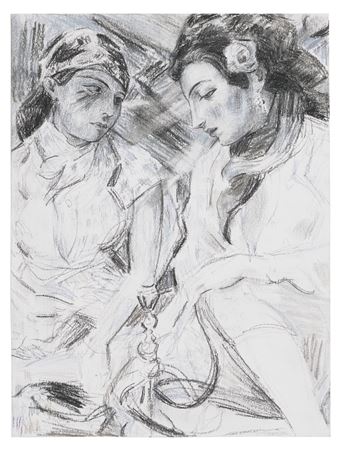 Two Women (Flaubert in Egypt, After Delacroix)