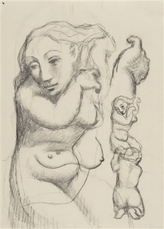 La Coiffure (femme se coiffant)