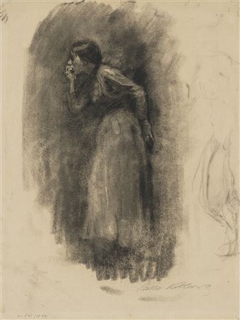 Stehende Frau, nach links