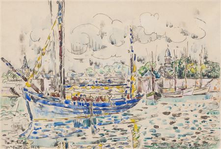 Concarneau. Thonier au port