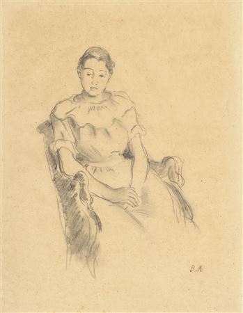 Étude pour 'La jeune fille au repos'