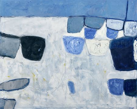 Blue and White
