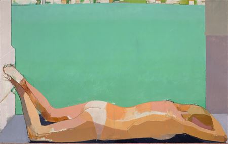 Nude with Lake Lugano