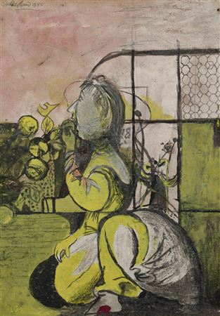 Woman in Garden