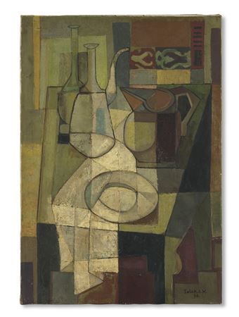 Still Life by Salah Abdel Karim - Auction record, sale price, and art valuation. Compare with similar artists and explore comparable artworks.