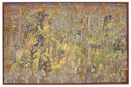 MAHARAO UMED SINGH (R.1771-1819) AND ZALIM SINGH HUNTING TIGERS