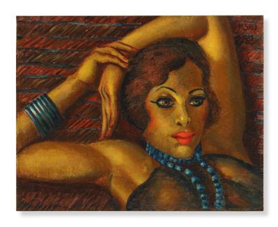 La fille aux yeux verts (réplique) (The Girl with the Green Eyes (replica))