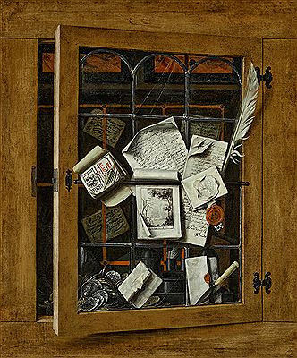 A trompe l'oeil work