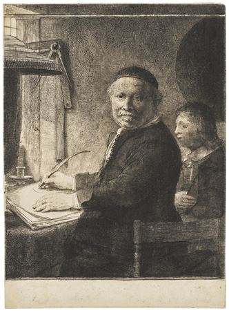 Lieven Willemsz. van Coppenol, Writing Master: Smaller Plate