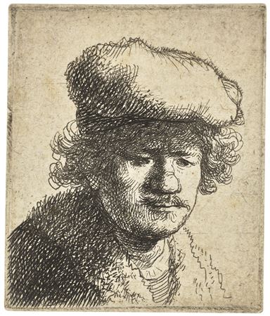 Self-Portrait with Cap pulled forward