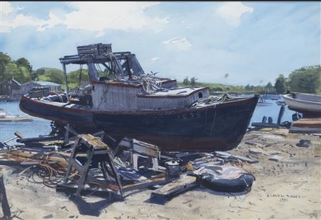 Boat in Dry Dock