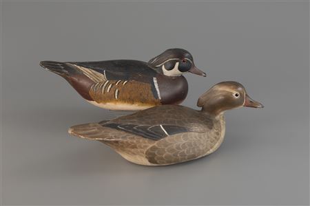Sample artwork by Lloyd Johnson (1910 - 1965), known for decoy carving - View similar artists and auction records