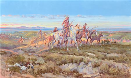 Indians Moving Camp