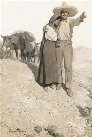 Mexican Man and Woman (1912)