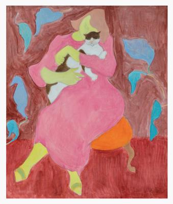 Cat Lady by Sally Michel - Auction record, sale price, and art valuation. Compare with similar artists and explore comparable artworks.