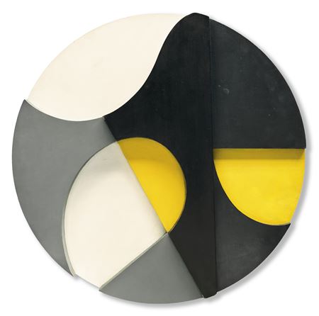 Sample artwork by Sophie (Arp) Taeuber (1889 - 1943), known for abstract design painting, dada activist, weaving, textile and stage-set design - View similar artists and auction records